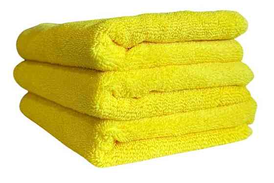 Серветка з мікрофібри De-Wash 60х40 см для догляду за автомобілем (жовта) Київ