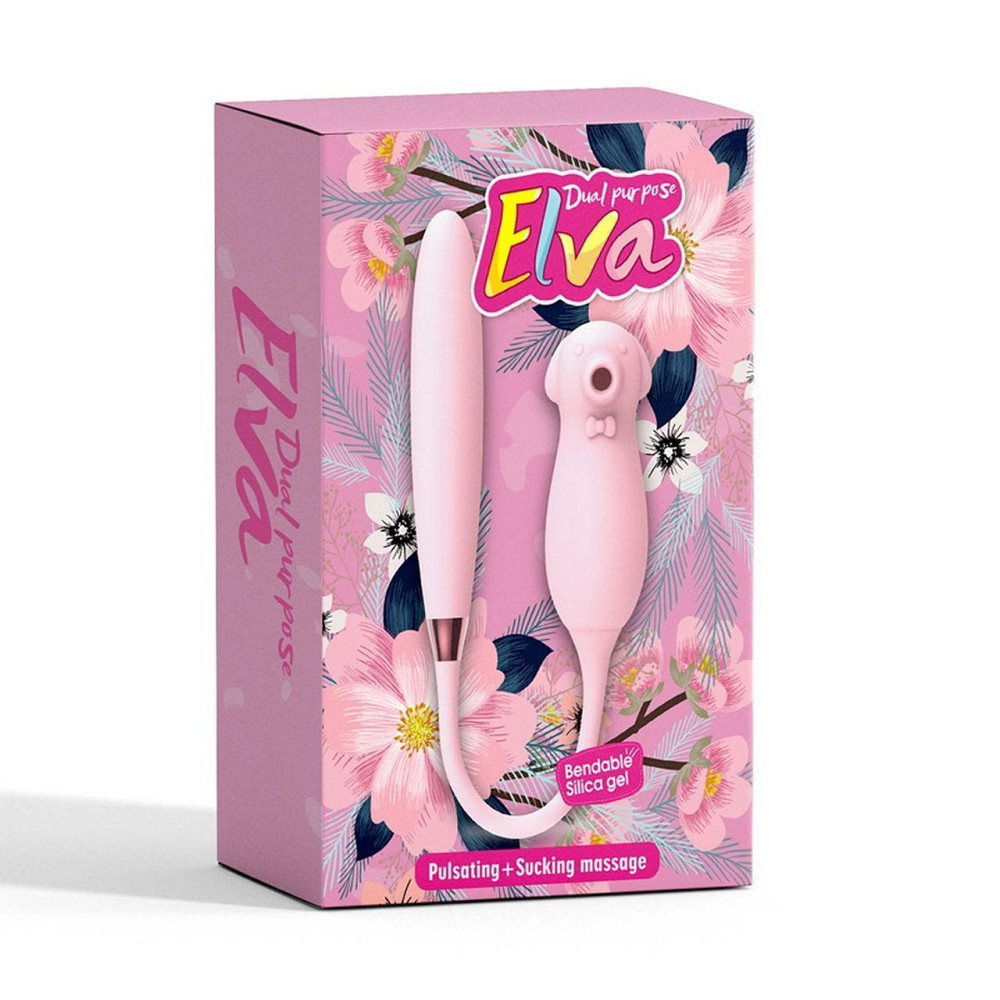 Вібратор подвійний білий Elva Dual Purpose (white) Sex Aura Київ - фото 4
