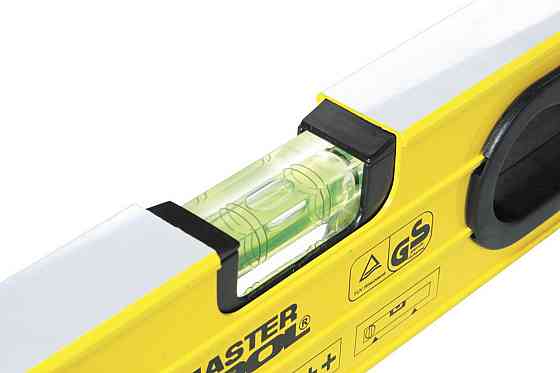 MASTERTOOL Рівень будівельний з ручками MASTERTOOL ПРОФІ 60 см 3 капсули 0,5 мм/м 0,03° фрезеро Київ