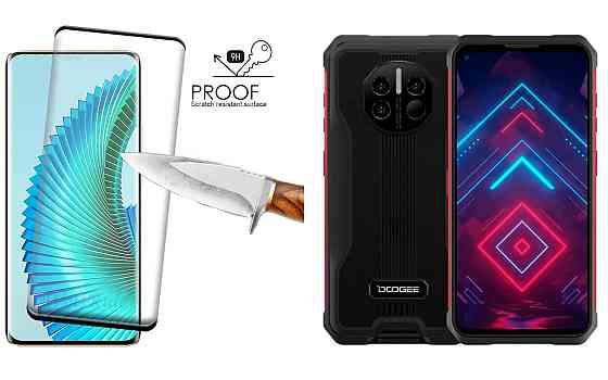 Защитное стекло HyperGlass Pro для Doogee V10, Doogee V11 – максимальная чувствительность и защита Киев