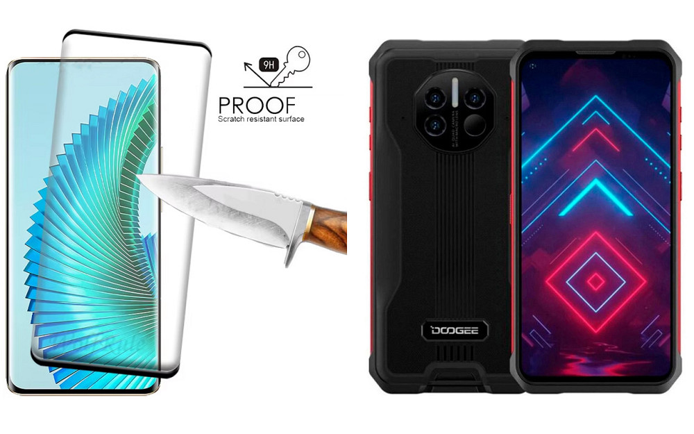 Защитное стекло HyperGlass Pro для Doogee V10, Doogee V11 – максимальная чувствительность и защита Киев - изображение 1