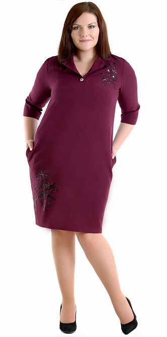 Стильне плаття з декором великого розміру Київ - фото 1