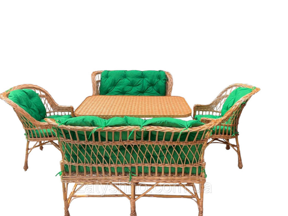 Набір меблів з лози з 2 диванами. Київ - фото 1