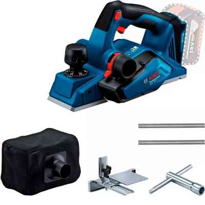 Электрорубанок Bosch GHO 185-LI, 18В, 82мм, строгание до 2.6мм, паз до 9мм (без АКБ и ЗУ) (0.601.5B5.021) Винница