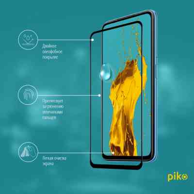 Стекло защитное Piko Full Glue Xiaomi Redmi 10 Black (1283126517402) Винница