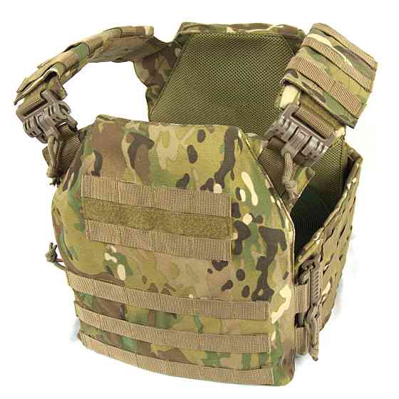 Плитоноска Plate Carrier зі швидким скиданням IRR Cordura 500 D Мультикам (coyote) Запоріжжя