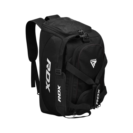 Спортивна сумка RDX R1 Duffel Bag with Backpack Straps Black/White Каменское
