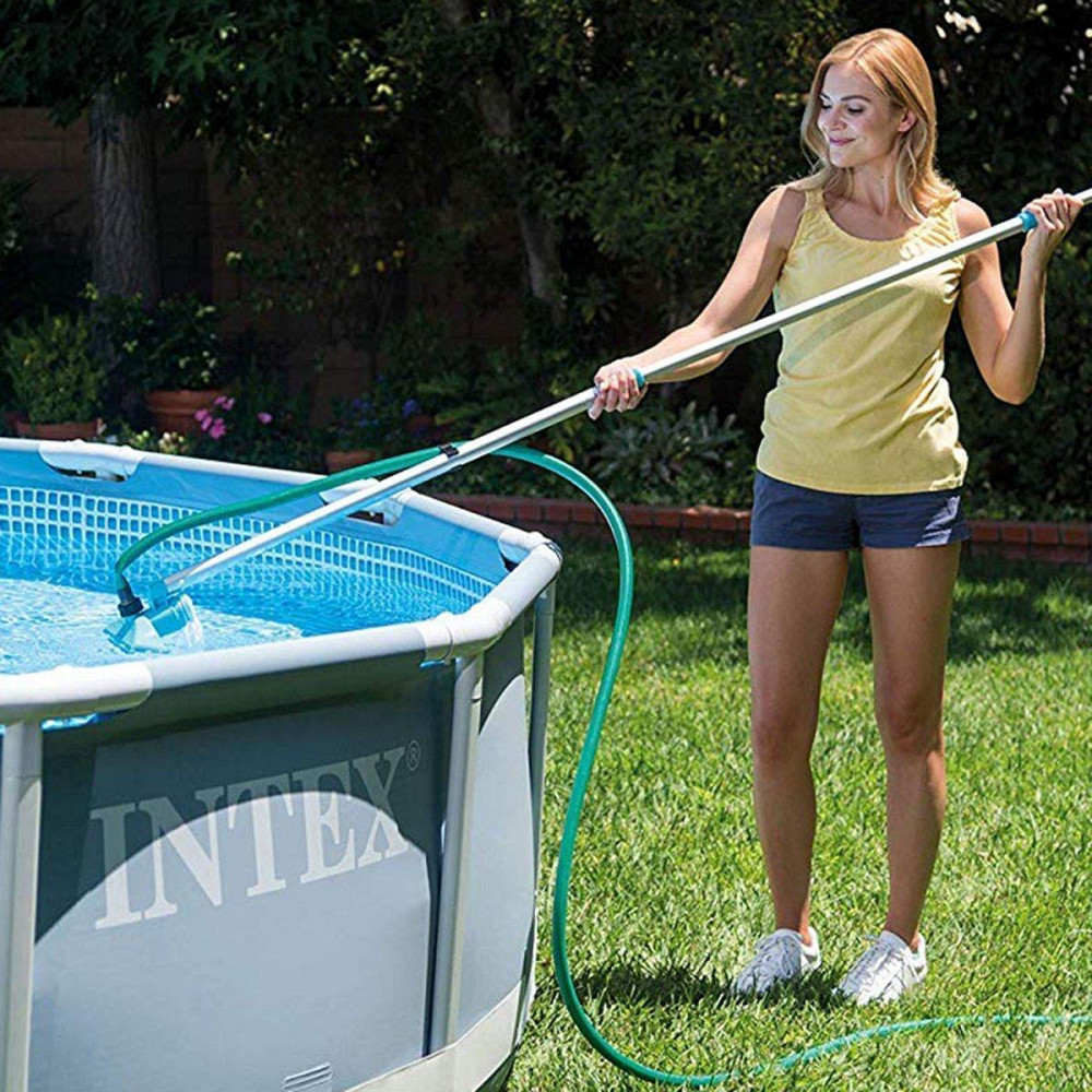 Набор для чистки бассейна (телескопическая ручка, щетка, насадка-пылесос) Intex Киев - изображение 4