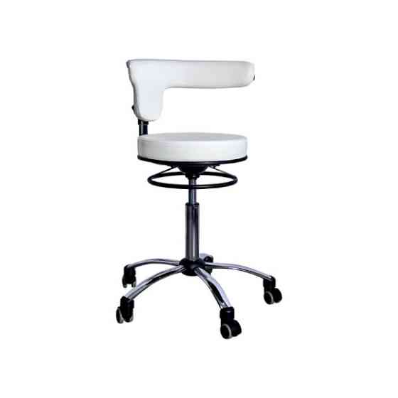 Стілець для майстра з двома регулювальними механізмами  (Цвета в ассортименте) Київ