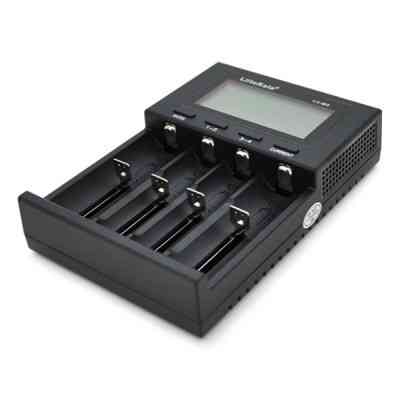 Зарядний пристрій для акумуляторів Liitokala 4 Slots, LED display, 5V Type C, 3.7V/1.2V AA/AAA 18650/26650/16340/14500/10440/18500 (Lii-M4) Вінниця