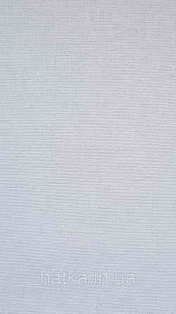 Шпалери вінілові на флізеліні AS creationTempo метрові однотонні під тканину бавовна дрібна смужка білі Київ