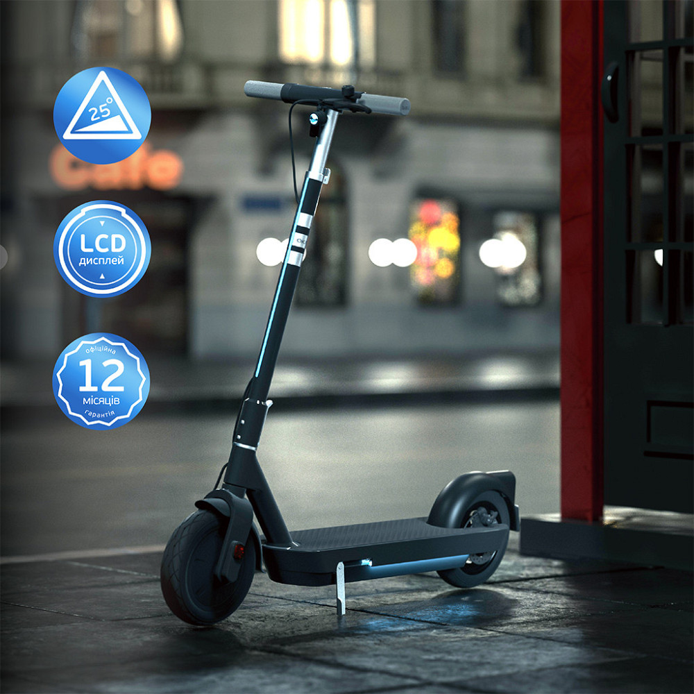 Електросамокат OKAI ES30-NEON PRO 10", 350W, 14,7Ah, 80km, 25km h, 25%, NFC, App, колір чорний ES30-B Одеса - фото 10