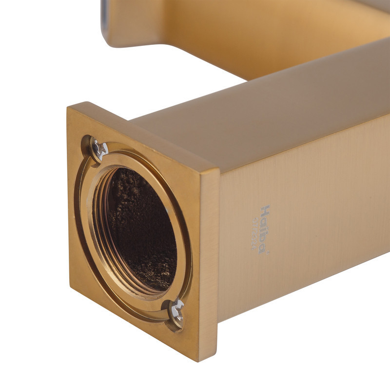 Змішувач для умивальника HAIBA GAUDI 001 BRUSHED GOLD   ( HB9583 ) 30084 Харків - фото 3