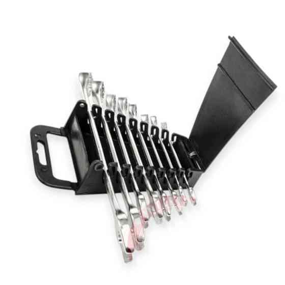 Набор ключей рожково-накидных 8-19 мм 8 шт (планшет) CrV Мукачево