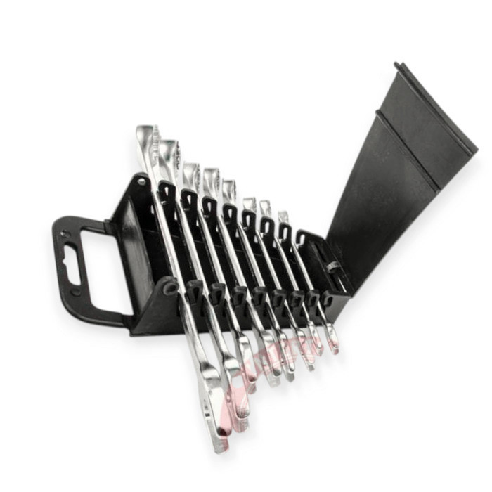 Набір ключів ріжково-накидних 8-19 мм 8 шт (планшет) CrV Мукачево - фото 1