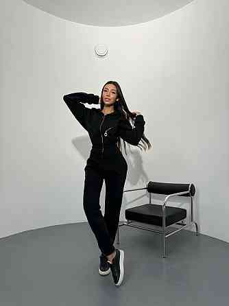 Жіночий повсякденний тплий комбінезон трьохнитка на флісі Одеса