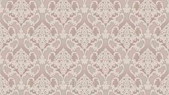 Шпалери метрові вінілові на флізеліні Sintra Classic класика вензель структурні золотисті коричневі 406441 Київ