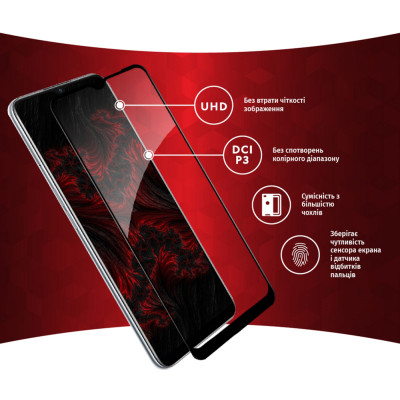 Стекло защитное Intaleo Full Glue Oppo A16 (1283126522055) Винница - изображение 4