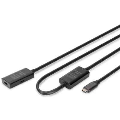 Дата кабель USB-С M/F 5.0m USB3.2 Gen1 Active 5G Digitus (DA-73108) Вінниця
