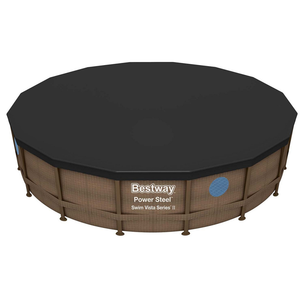 Накриття для каркасного басейну Bestway 58249 488 см Київ - фото 7