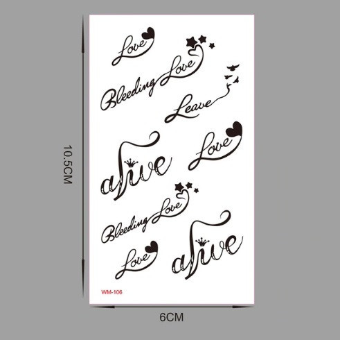 Тимчасове тату 10*6см Київ - фото 1