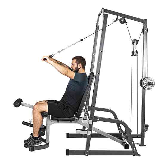 Багатофункціональний атлас з лавкою для тренувань inSPORTline Power Rack PW60 Київ