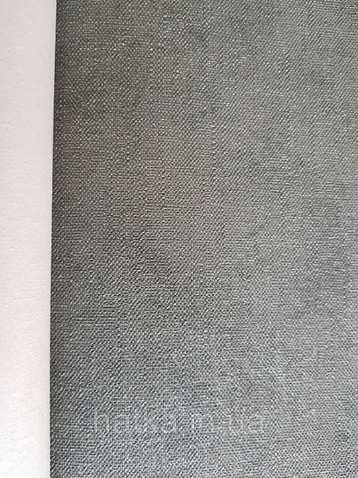 Шпалери вінілові на флізелін Marburg Dune 32420 однотонні розмиті під штукатурку чорні Київ - фото 2