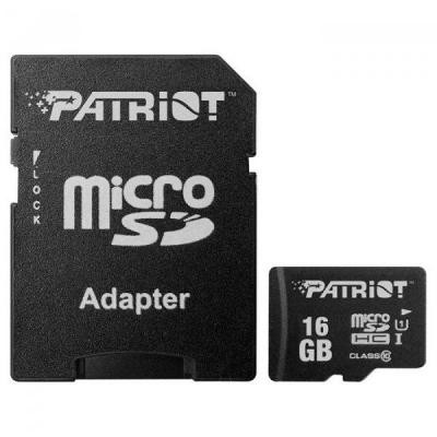 Карта памяти Patriot 16GB microSD class10 UHS-I (PSF16GMCSDHC10) Винница - изображение 1