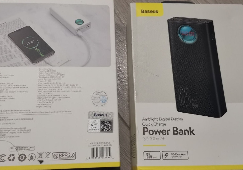 Повербанк Baseus 65W, 30000mAh В наличии! Харьков - изображение 4