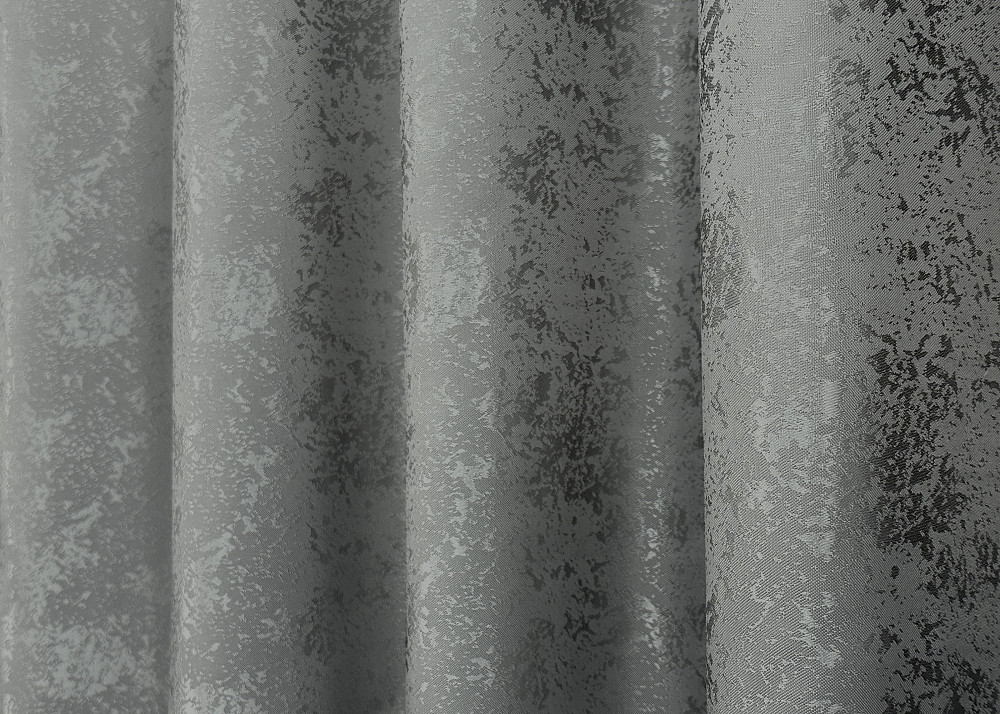 Комплект готових штор VR-Textil Жакард Мармур Al1 № 1015ш Графітовий 150х280 см 2 шт (33-0402) Київ - фото 7