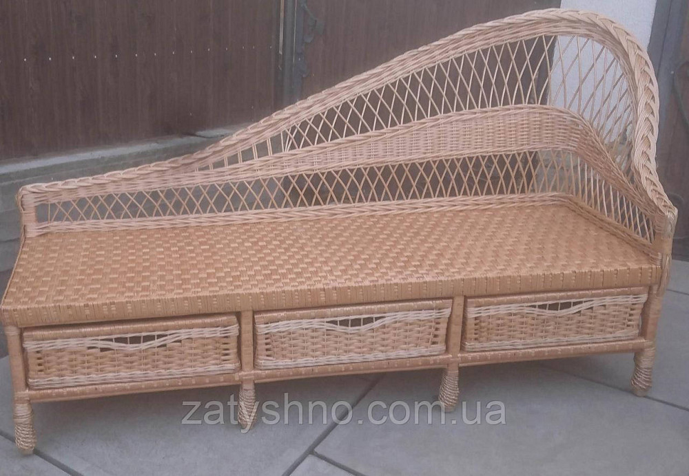 Диван великий плетений із шухлядами Київ - фото 10