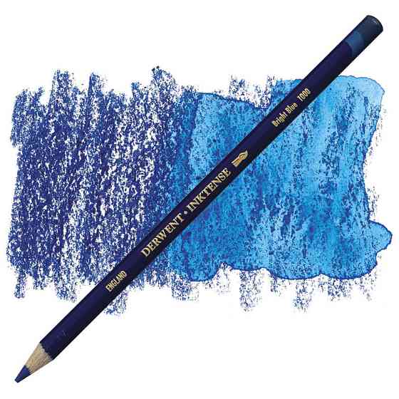 Карандаш чернильный Inktense (1000) Голубой яркий Derwent Киев