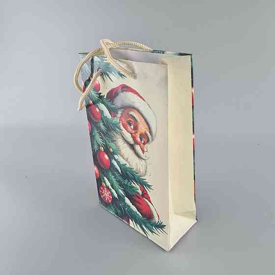 Пакеты новогодние ,бумажные ,подарочные , Малый 11/18/5 -003 (12 шт) Харьков