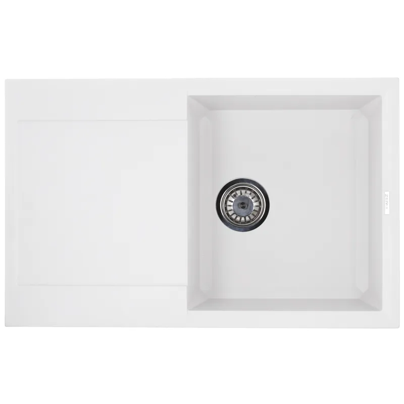 Мийка кухонна Zerix ZS-7950S-01 Біла (ZX4579) Київ - фото 1