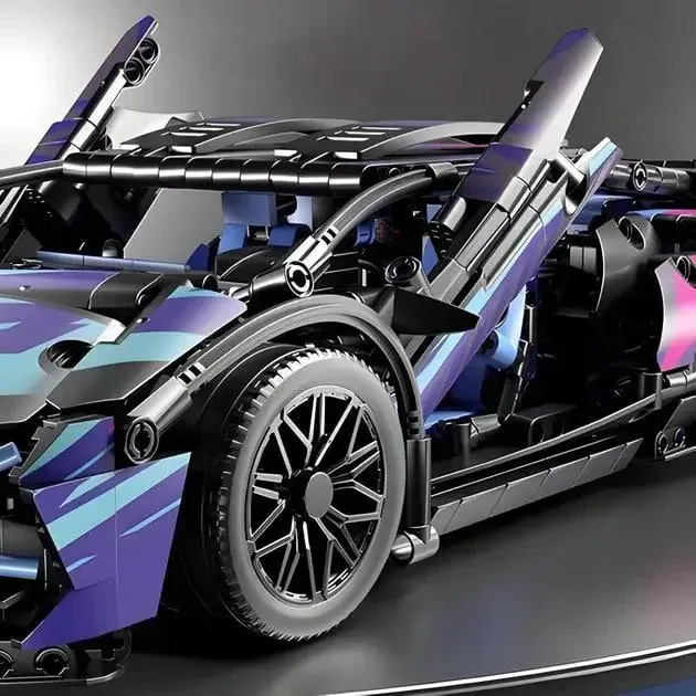 Конструктор Technik Lamborghini Sián Cyberpunk, 1314 деталей совместимый с lego лего Киев - изображение 7
