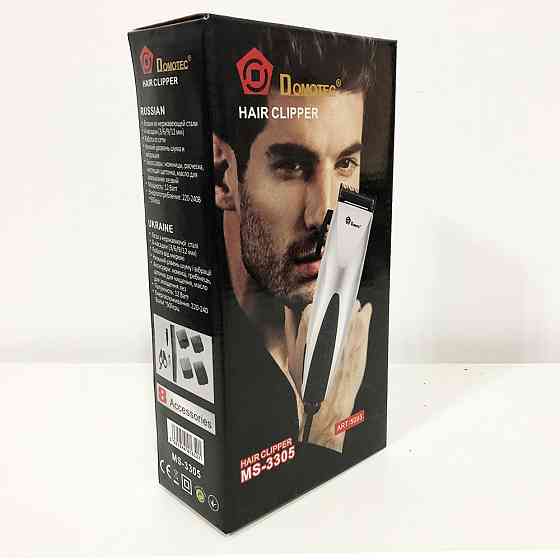Тример для скронь DOMOTEC MS-3305, Машинка для стрижки короткої стрижки Машинка хороша XJ-20 Львів