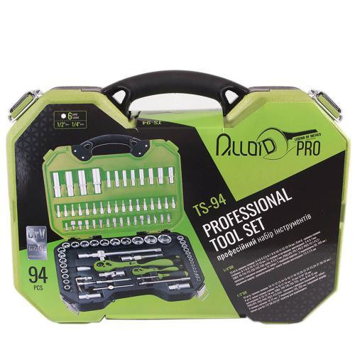 Hабір інструменту  Alloid 1/2" и 1/4" 6-гр. 94 предмета (TS-94) Одеса - фото 6