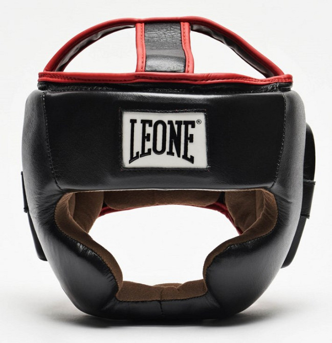 Боксерський шолом Leone Full Cover Black S Каменское - изображение 3
