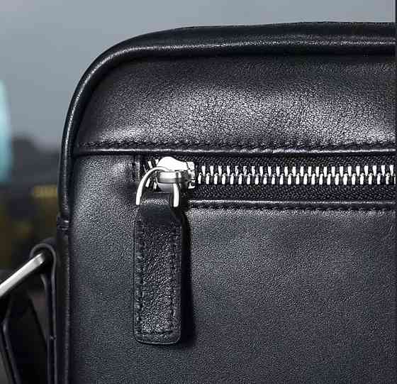 Кожаный мужской мессенджер, борсетка, сумка на плече Leather Collection (2030) Киев