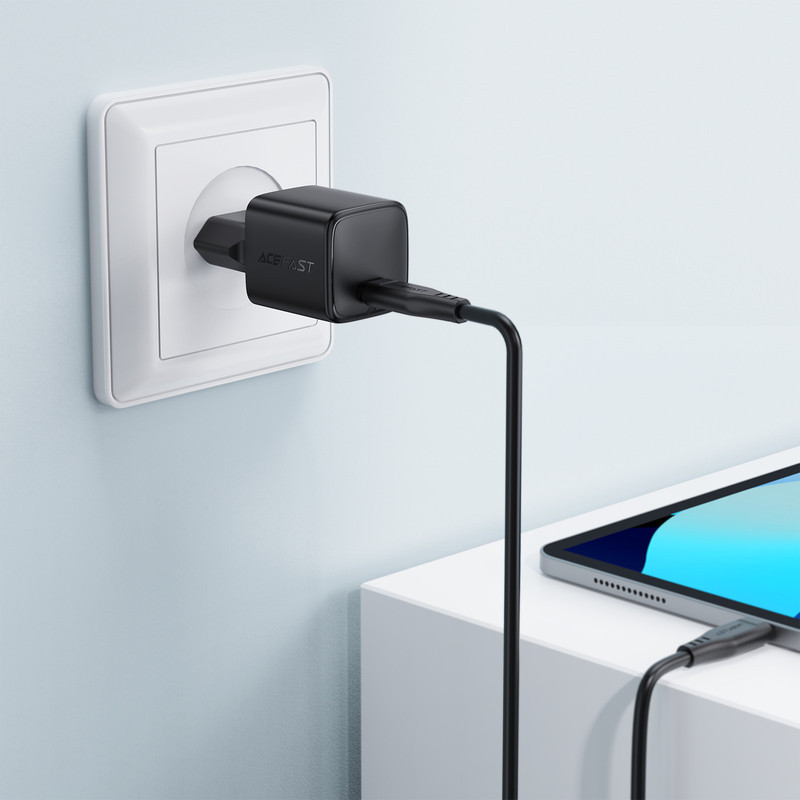 Мережевий зарядний пристрій ACEFAST A118 PD30W mini GaN USB-C fast charger Одеса - фото 10