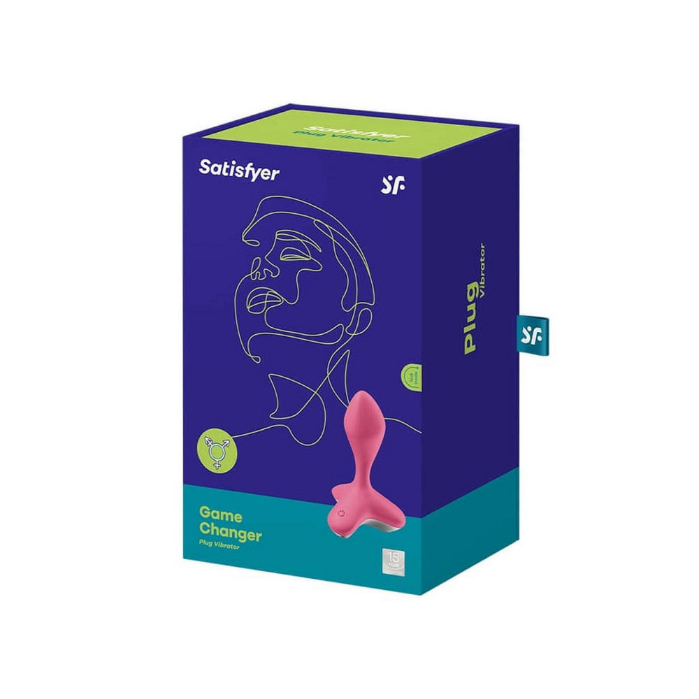 Анальная пробка с вибрацией в футуристическом дизайне Satisfyer Game Changer, розовый Sex Aura Киев - изображение 4