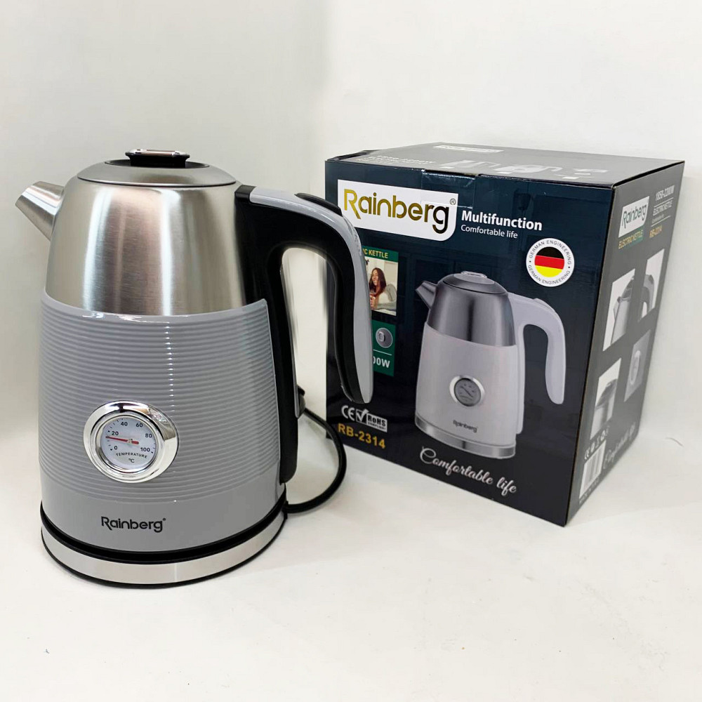 Мощный бытовой электрочайник, Электронный чайник для дома, Чайник электрический домашний DW-16 Львов - изображение 6