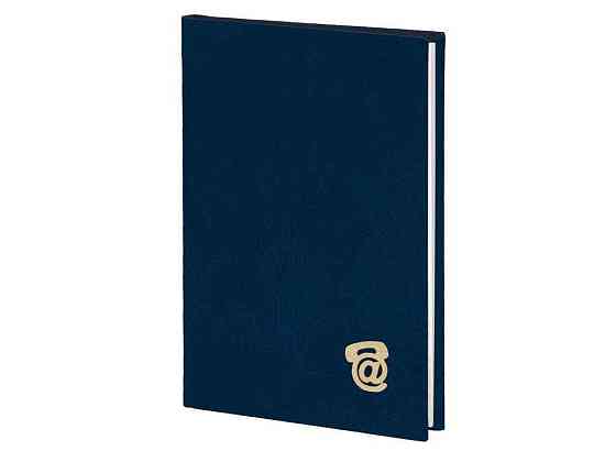 Записна книжка В7 80арк. (85х127) клітинка, висічка алф., обкл. баладек, синій 214-P-0550 ТМ ПОЛІГРАФІСТ Київ