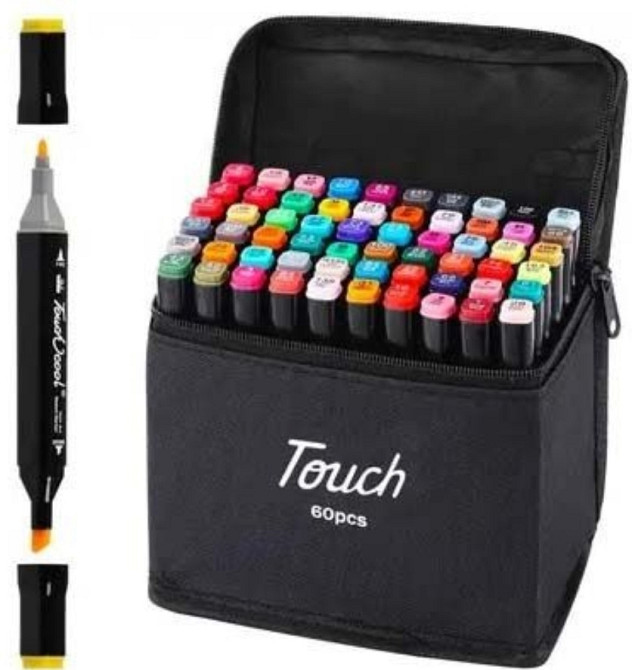 Набор маркеров скетч для рисования малювання фломастери с чохлом купит. Харьков - изображение 4