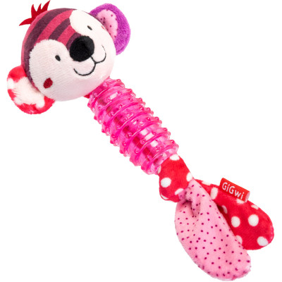 Іграшка для собак GiGwi Suppa Puppa Мавпочка з пищалкою 20 см (2304) Вінниця - фото 1
