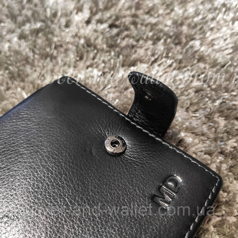 Мужское кожаное портмоне с монетницей на застежке MD 22-208A Киев - изображение 7