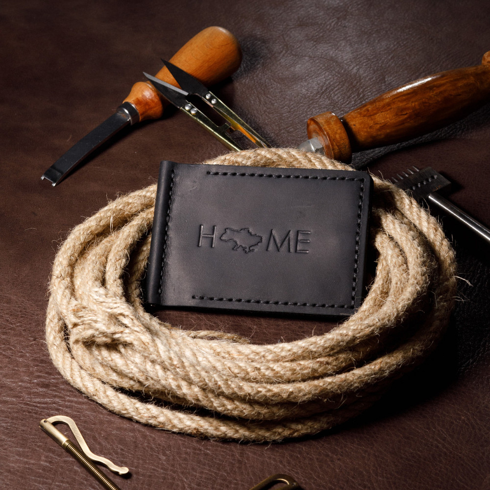 Затиск для грошей купюр чоловічий з відділеннями для карт, місткий гаманець на кнопціMasterSem Київ - фото 10