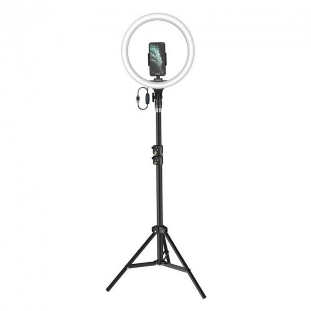 Кільцева світлодіодна LED лампа Baseus Live Stream Holder-floor Stand(12-inch LightRing)+ШтативBlack Киев - изображение 1