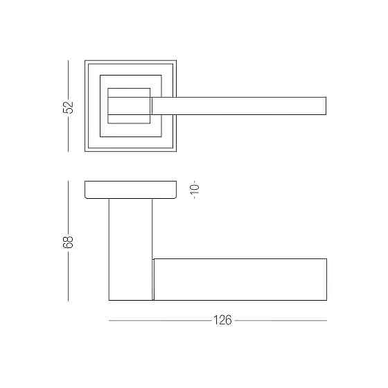 Ручка A-2008 SN/CP Матовый никель/полированный хром Киев