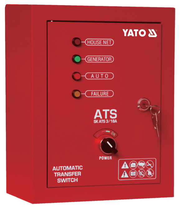 Стабілізатор вихідної напруги 230 В YATO 1-фазний 50 А для генераторів від 3 до 12 кВт (АВР) Одеса - фото 1